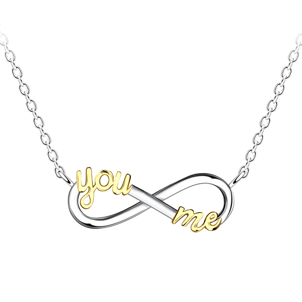 Silver You and Me Infinity Necklace - 24527 Silver You and Me Infinity Necklace - 24527