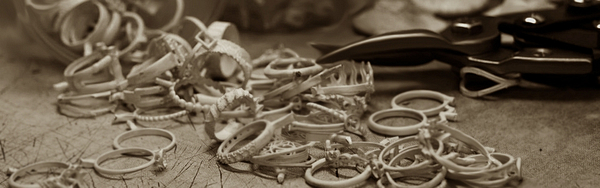 Wholesale 925 silver rings after casting