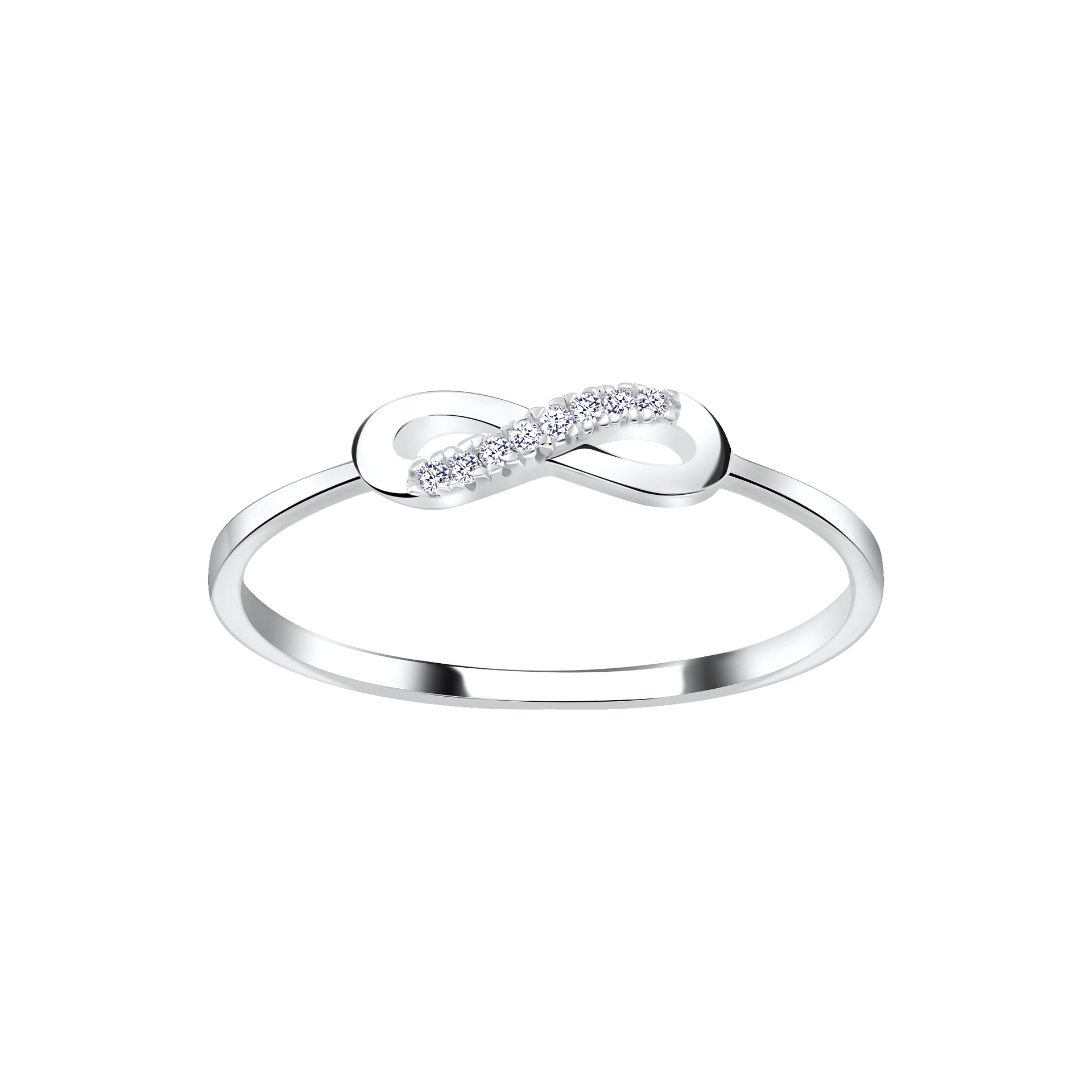 925 Silver Jewelry | Silver Infinity Ring - 7445