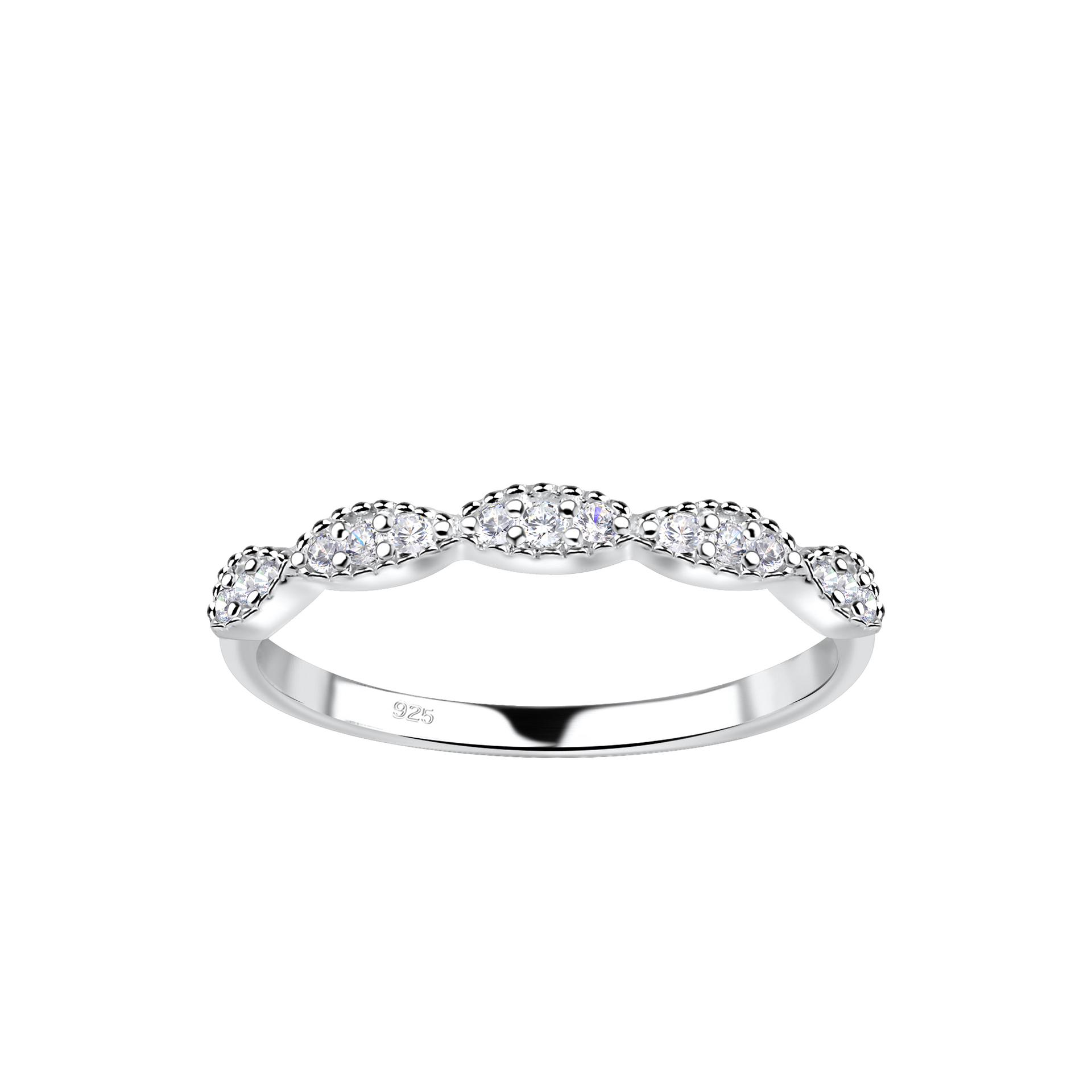 Silver Patterned Rings 925 Silver Jewelry | Silver Patterned Ring - 18764