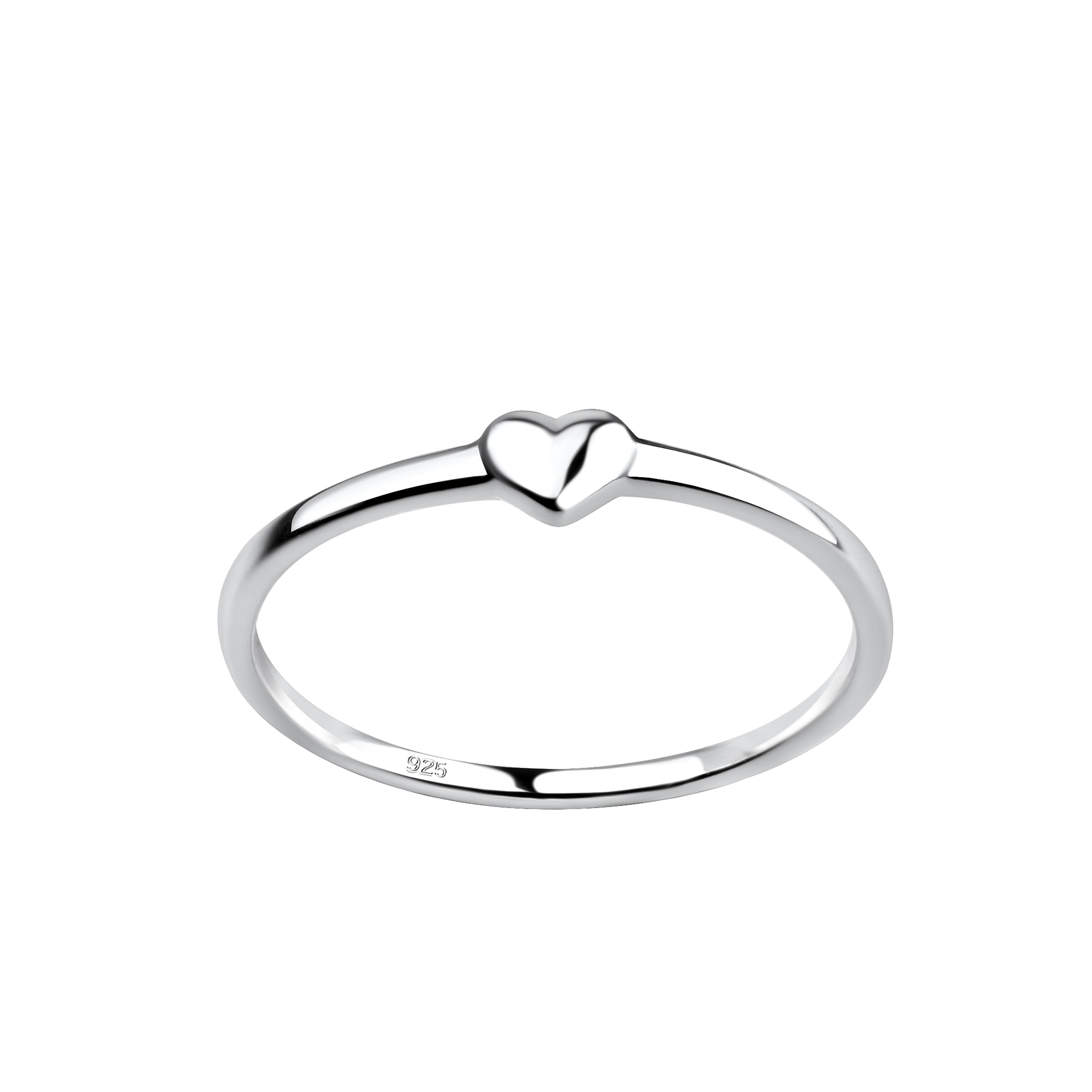 925 Silver Jewelry | Silver Heart Ring - 19221