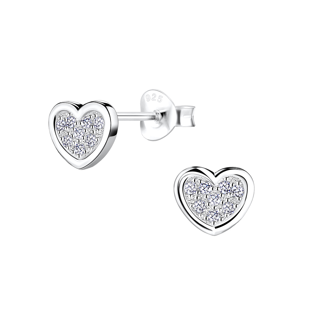 Wholesale Heart Earrings, Monochrome Heart