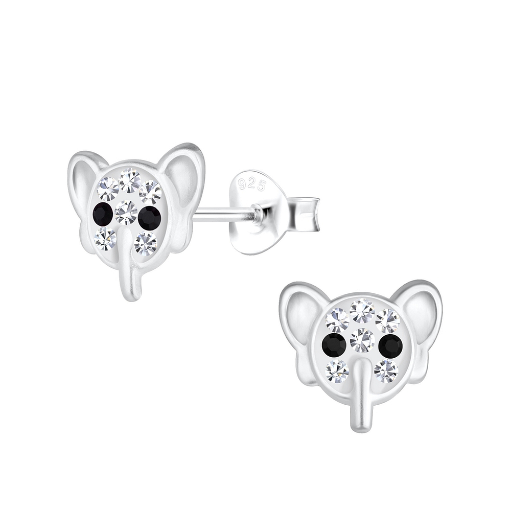 Dew Orecchini A Perno In Argento Sterlina – Elefantino Dinky – 4040HP014 – Gioiello Regalo Per Lei