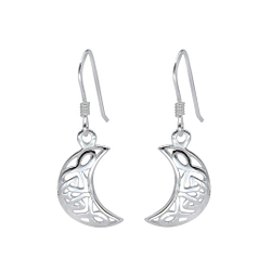 Wholesale Silver Moon Earrings