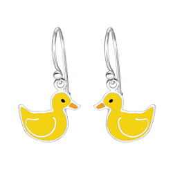 Wholesale Silver Duck Earrings