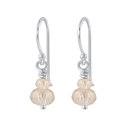 Wholesale Silver Handmade Bead Earrings