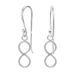 Wholesale Silver Infinity Earrings