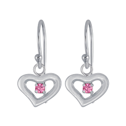 Wholesale Silver Heart Earrings