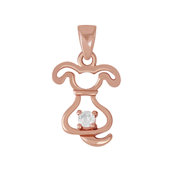 Wholesale Silver Dog Pendant