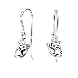 Wholesale Silver Horse Head Earrings