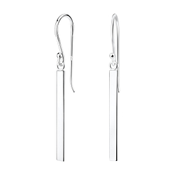 Wholesale Silver Bar Earrings