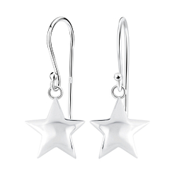 Wholesale Silver Star Earrings