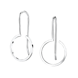 Wholesale Silver Circle Earrings