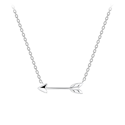 Wholesale Silver Arrow Necklace