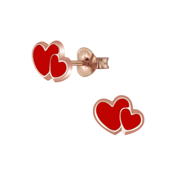 Wholesale Silver Heart Stud Earrings