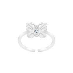 Wholesale Silver Butterfly Toe Ring