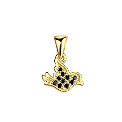 Wholesale Silver Bird Cubic Zirconia Pendant