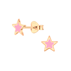 Wholesale Silver Star Stud Earrings