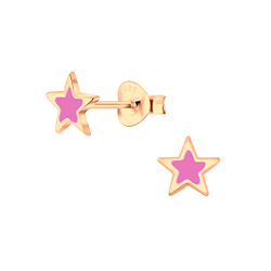 Wholesale Silver Star Stud Earrings