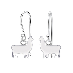 Wholesale Silver Llama Earrings