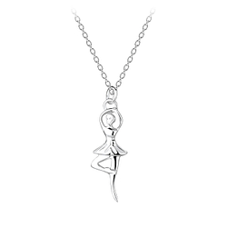 Wholesale Silver Ballerina Necklace