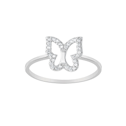 Wholesale Silver Butterfly Ring