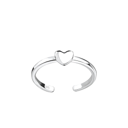 Wholesale Silver Heart Toe Ring