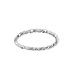 Wholesale Silver Twisted Ring