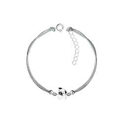 Wholesale Silver Dog Cord Bracelet