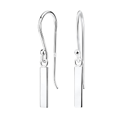 Wholesale Silver Bar Earrings