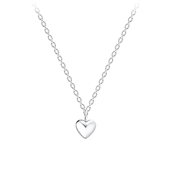 Wholesale Silver Heart Necklace