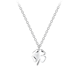 Wholesale Silver Clover Necklace