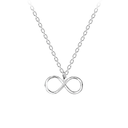 Wholesale Silver Infinity Necklace