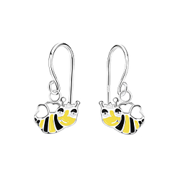 Wholesale Silver Bee Earrings