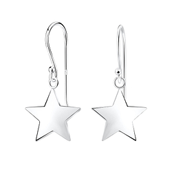 Wholesale Silver Star Earrings