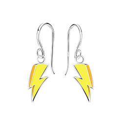 Wholesale Silver Lightning Bolt Earrings