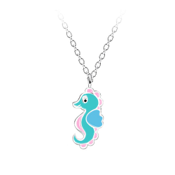 Wholesale Silver Seahorse Necklace