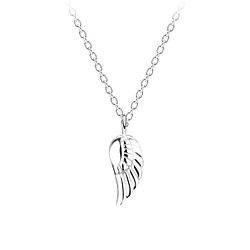 Wholesale Silver Wing Necklace