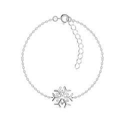 Wholesale Silver Snowflake Bracelet