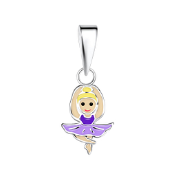 Wholesale Silver Ballerina Pendant