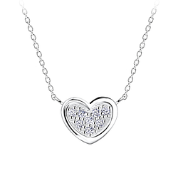 Wholesale Silver Heart Necklace