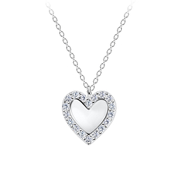 Wholesale Silver Heart Necklace