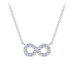 Wholesale Silver Infinity Necklace