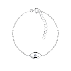 Wholesale Silver Evil Eye Bracelet