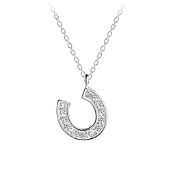 Wholesale Silver Horseshoe Necklace