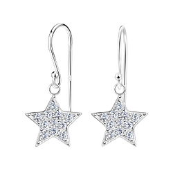 Wholesale Silver Star Earrings