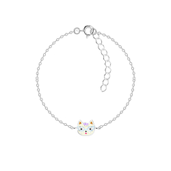 Wholesale Silver Cat Bracelet
