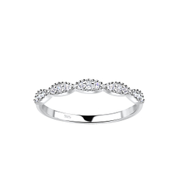 Wholesale Silver Patterned Ring