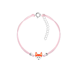 Wholesale Silver Fox Cord Bracelet