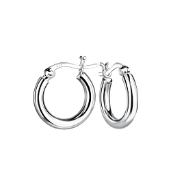 Wholesale 15mm Silver French Lock Hoop Earrings